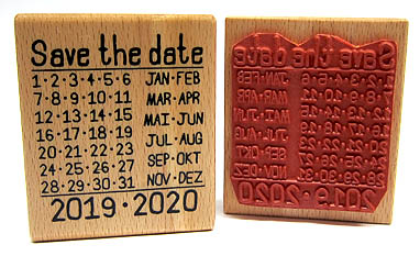 Stempel "L" Save the date